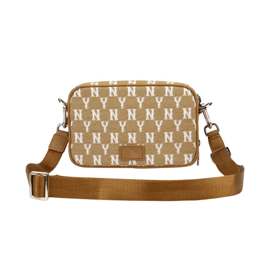 Túi MLB Cross Bag Monogram Jacquard Navy Mini #30 Túi MLB Cross Bag Monogram Jacquard Navy Mini