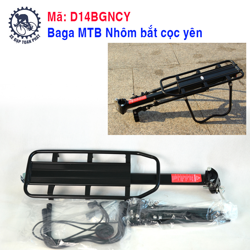 Baga MTB Nhôm bắt cọc yên