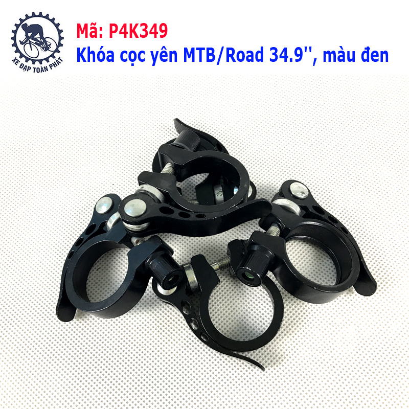 Khóa cọc yên MTB/Road 34.9'', màu đen