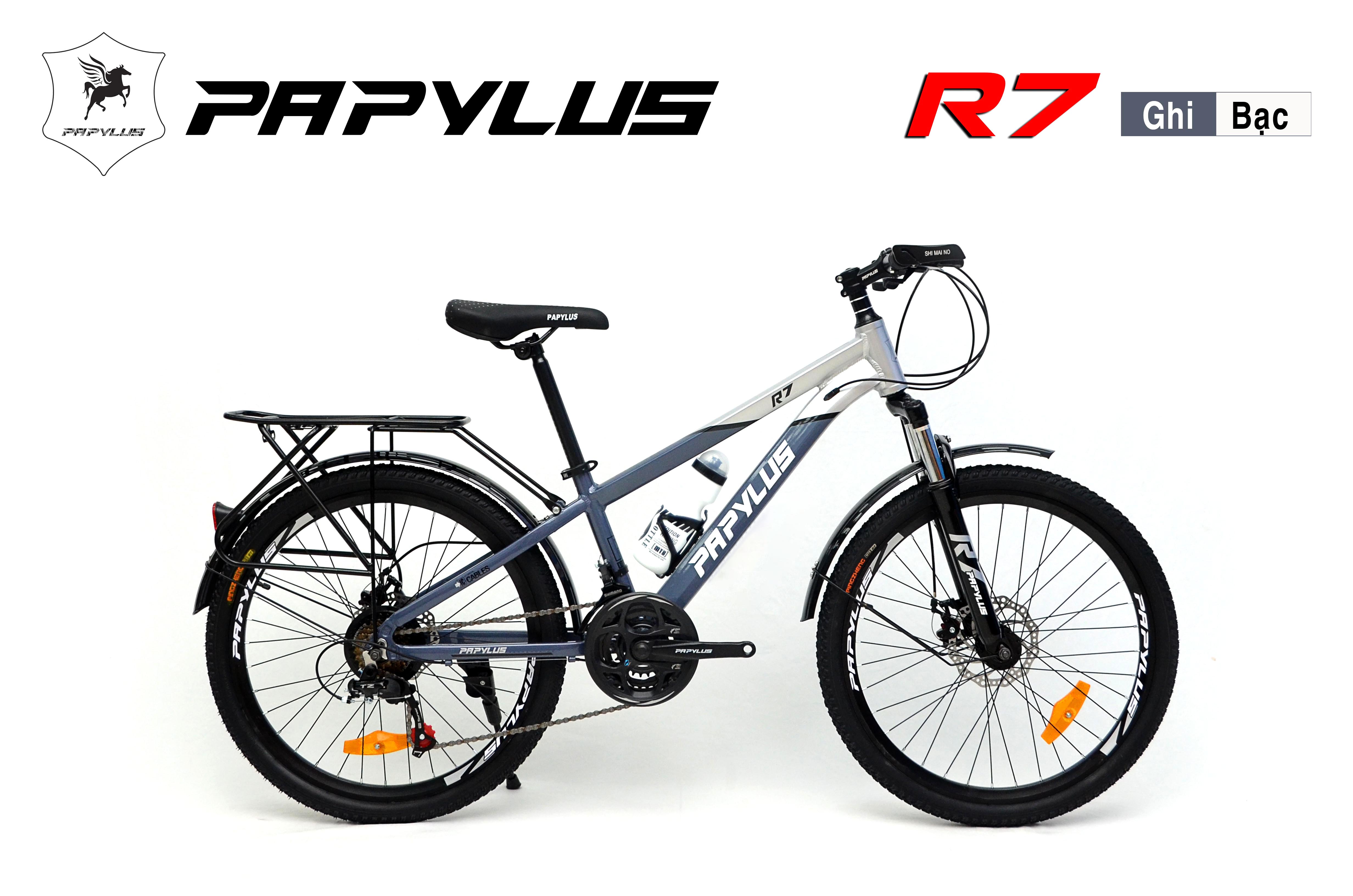 Xe đạp địa hình PAPYLUS R7: Khung Nhôm, Groupset SHIMANO 3x7 Xe đạp địa hình PAPYLUS R7: Khung Nhôm, Groupset SHIMANO 3x7
