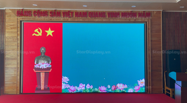 2023/12: Dự án lắp đặt màn hình LED P3 trong nhà tại trường Cao đẳng Công nghiệp Cao su , tỉnh Bình Phước