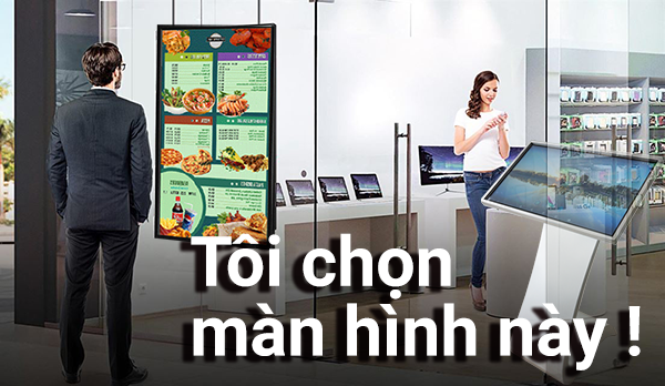 Sự khác biệt giữa màn hình quảng cáo chuyên dụng và các loại tivi phổ thông