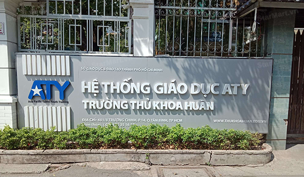 2022/02 - Dự án Trường THPT Thủ Khoa Huân - Lắp đặt Bộ đo nhiệt độ và sát khuẩn tay không chạm