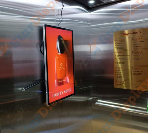 2022/07 : Dự án lắp đặt màn hình quảng cáo trong thang máy tại CTY CP Hàng Hải Dầu Khí Hải Dương - Vũng Tàu