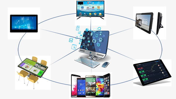 Màn hình hiển thị Smart Information Board 21 inch treo lắp trên tường