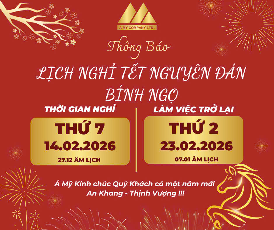 THÔNG BÁO LỊCH NGHỈ TẾT NGUYÊN ĐÁN 2026