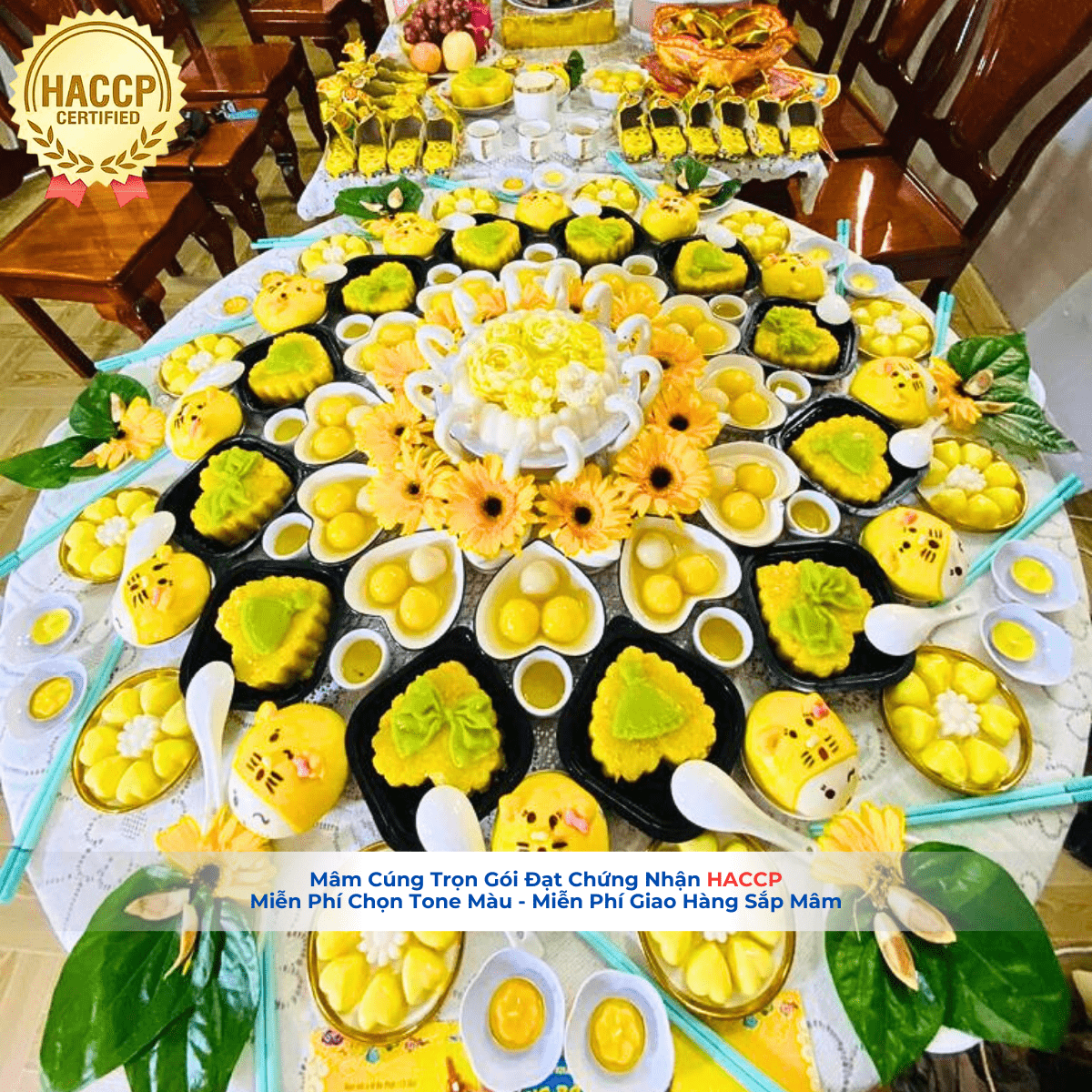 Một Số Mẫu Xôi Chè Mâm Cúng Đầy Tháng Bé Gái