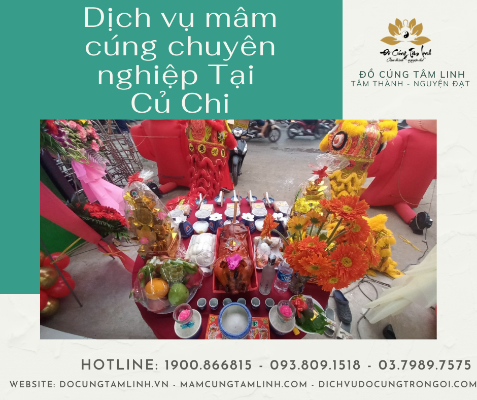 Dịch Vụ Mâm Cúng Chuyên Nghiệp Tại Củ Chi