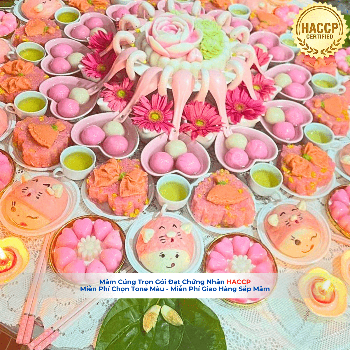 Mâm Cúng Đầy Tháng Tại Quận Gò Vấp