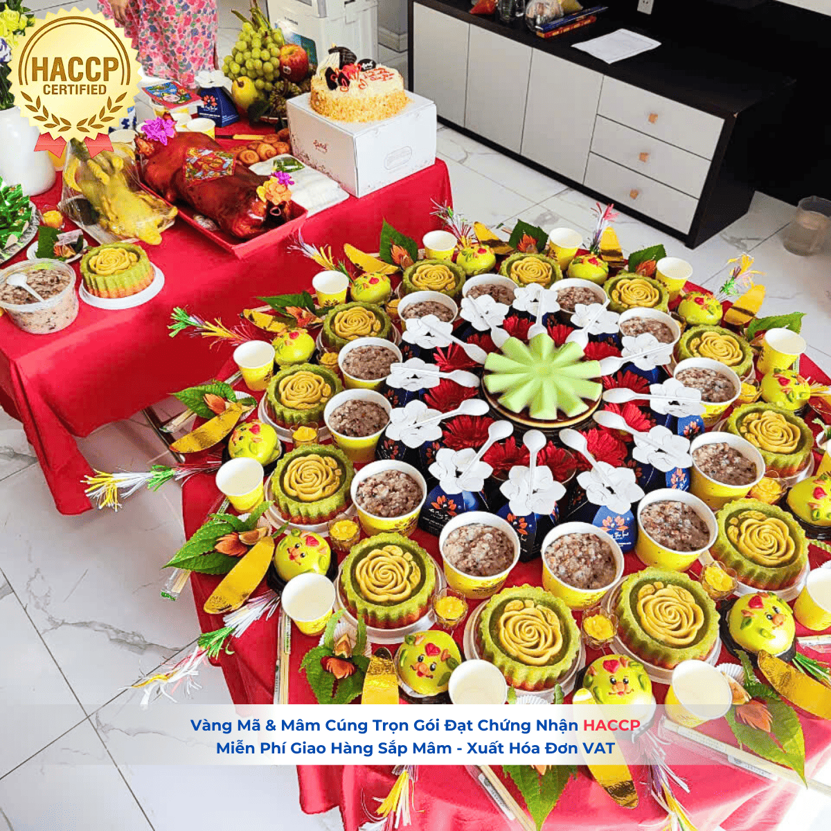 Đầy Tháng | Mâm Cúng Cho Bé Đạt Chứng Nhận HACCP Đầu Tiên Tại Việt Nam