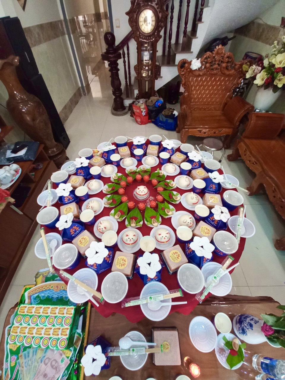 Mâm Cúng Đầy Tháng Bé Trai Gía Rẻ Tại Dịch Vụ Tâm Linh