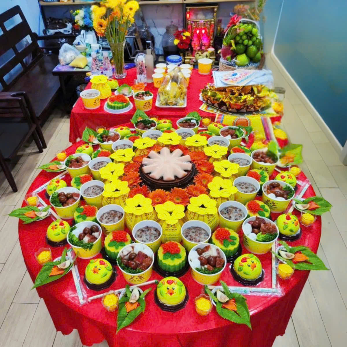 Mâm cúng đầy tháng cho bé tại quận 12 rẻ đẹp với nhiều ưu đãi hấp dẫn cho Bé yêu