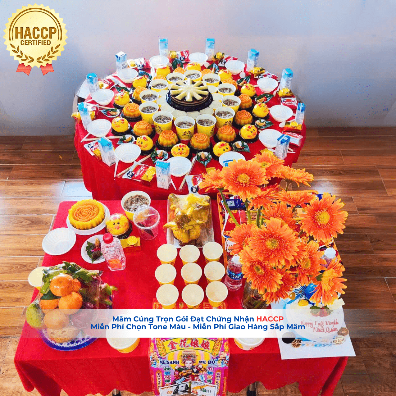 Mâm Cúng Đầy Tháng VIP2
