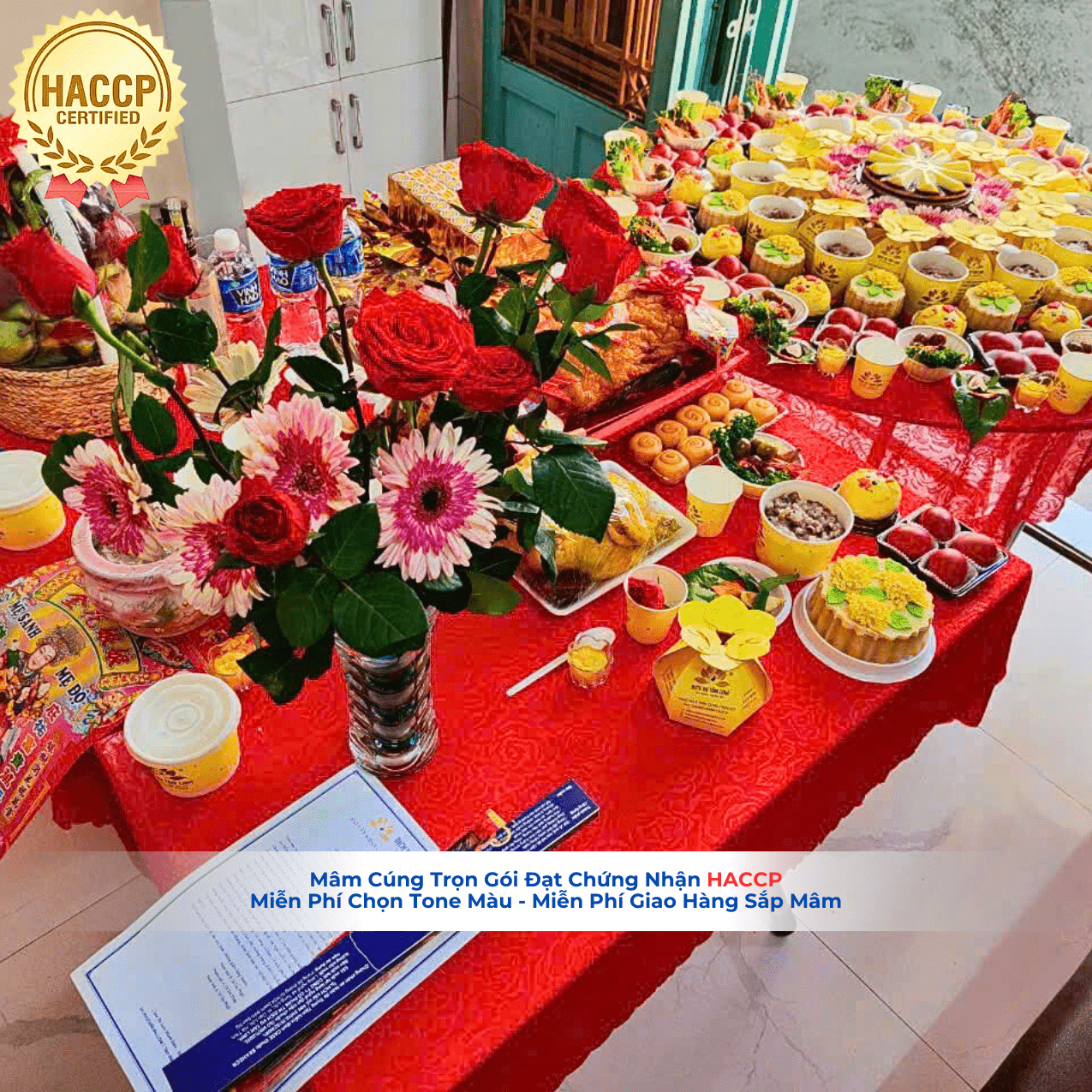 Mâm Cúng Thôi Nôi Truyền Thống Người Hoa
