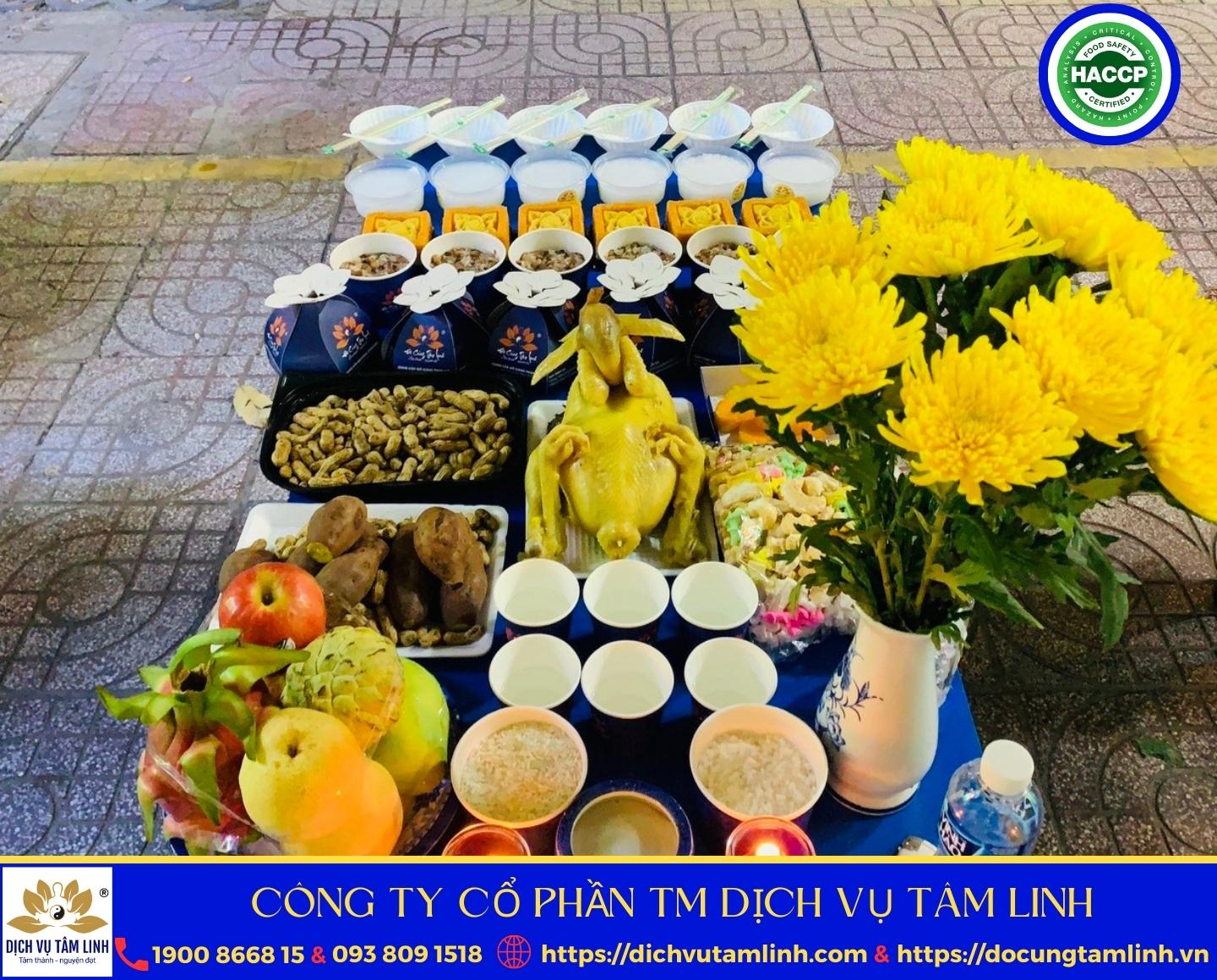 Mâm Cúng Cô Hồn Đầy Đủ