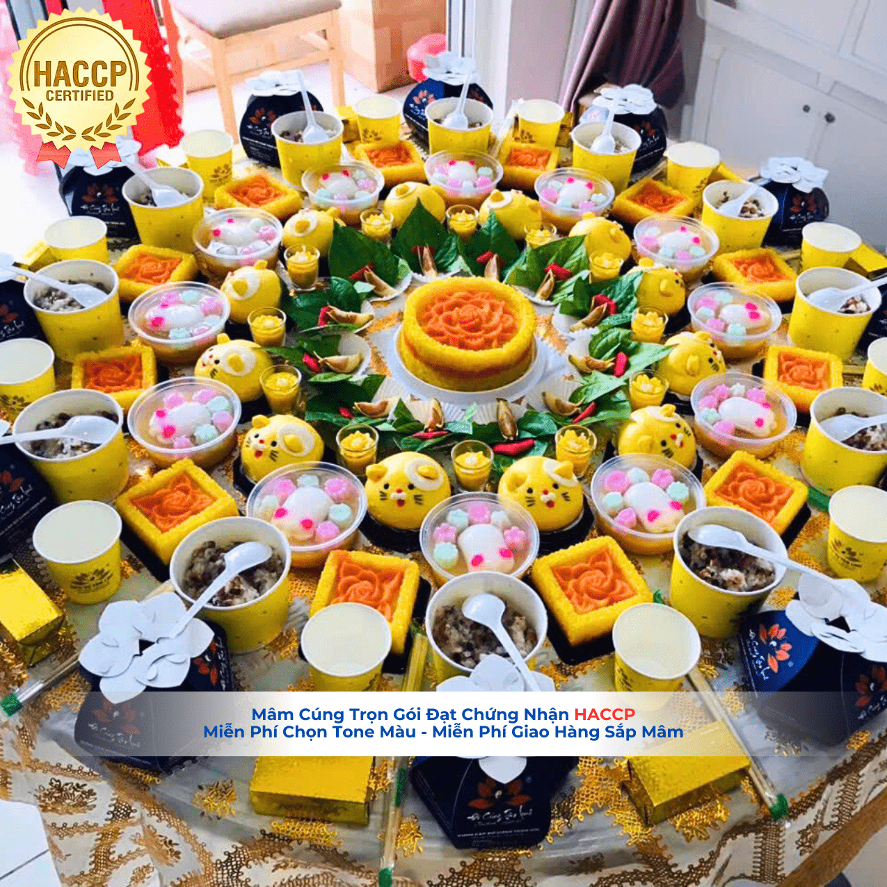 Mâm Cúng Đầy Tháng Chay