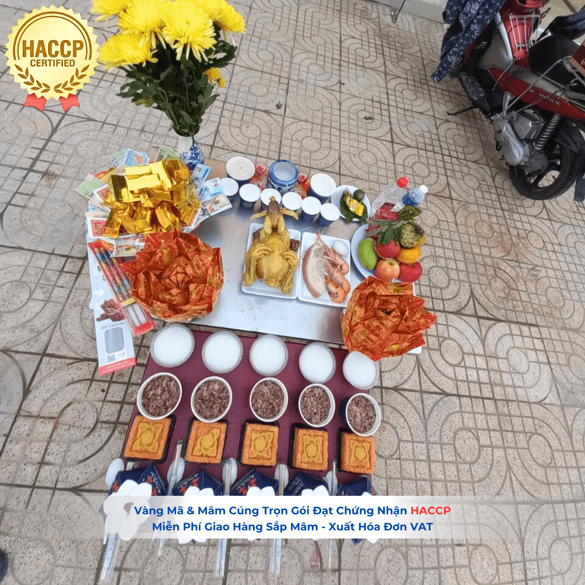 Mâm Cúng Khai Trương Đầy Đủ VIP1