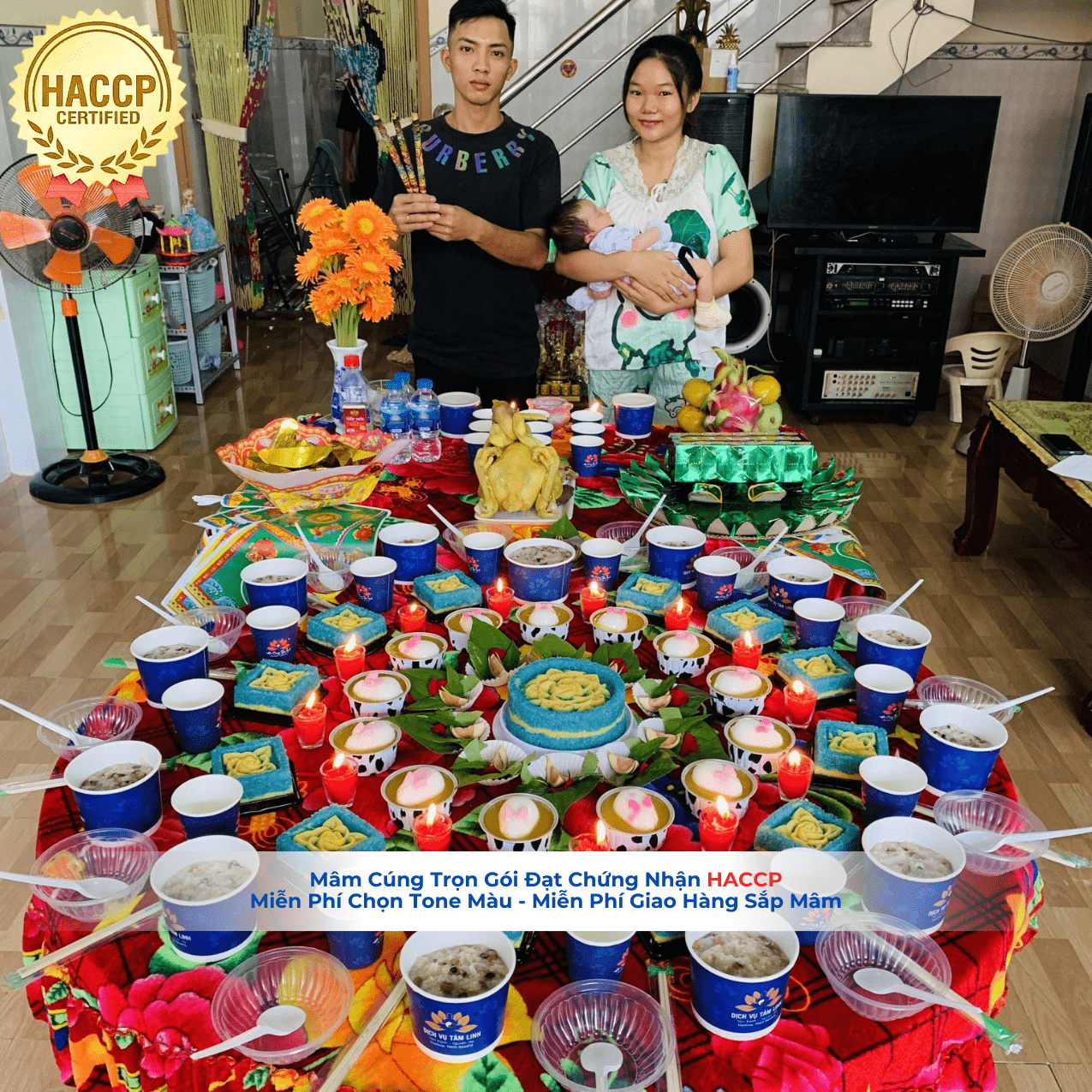 Mâm Cúng Thôi Nôi VIP1