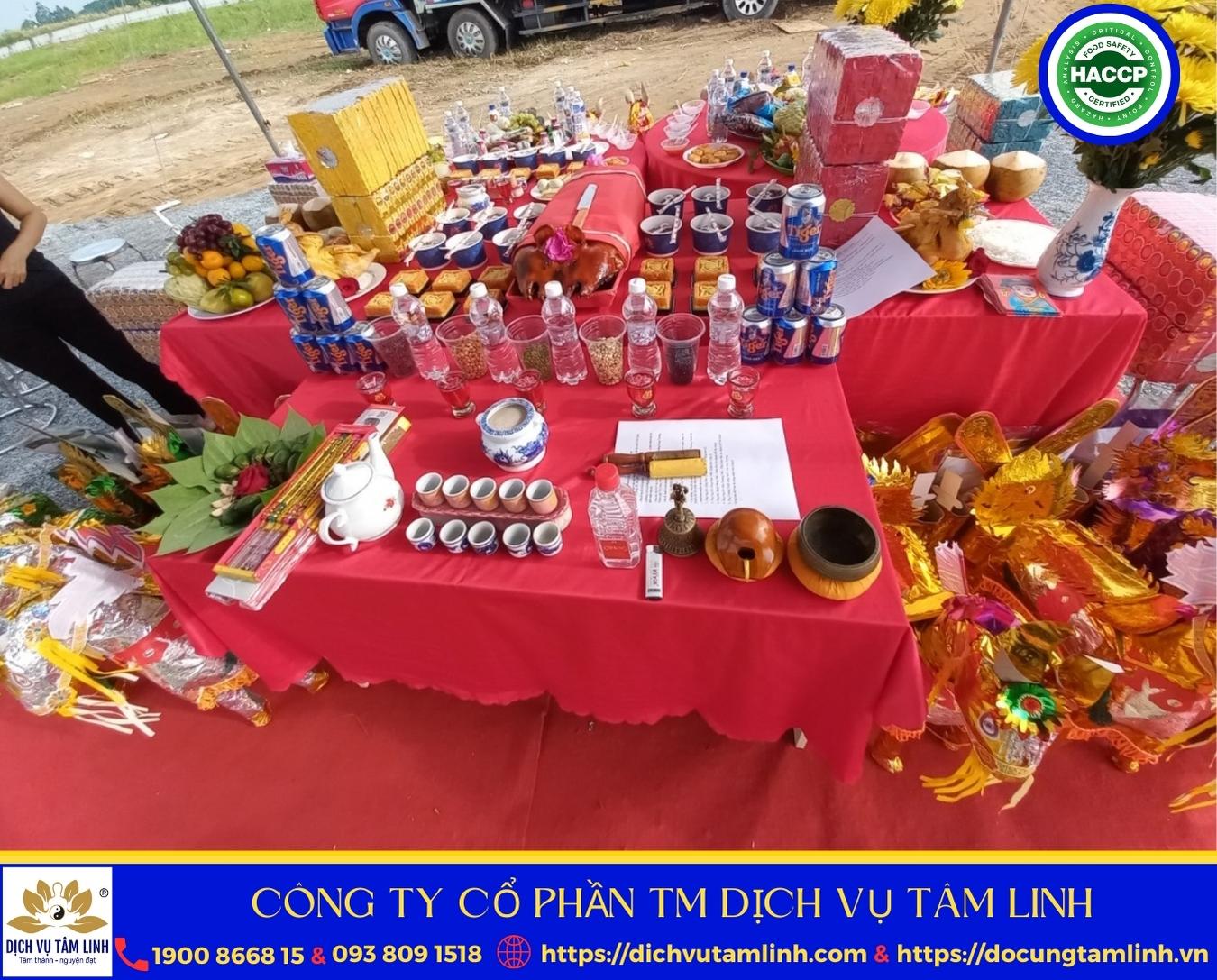 Mâm Cúng Tổ Nghề Xây Dựng Luxury