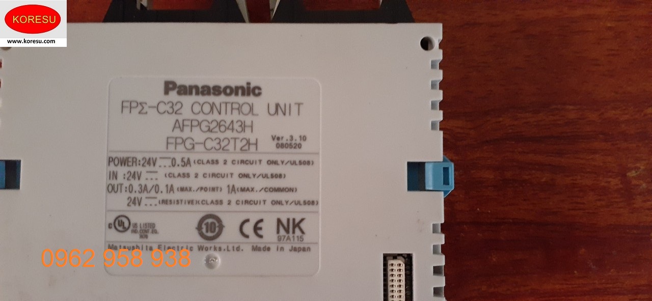 Panasonc Fpg-c32t2h PLC Control Unt FPGC32T2H 1 Year for sale onlne Panasonc Fpg-c32t2h PLC Control Unt FPGC32T2H 1 Year for sale onlne