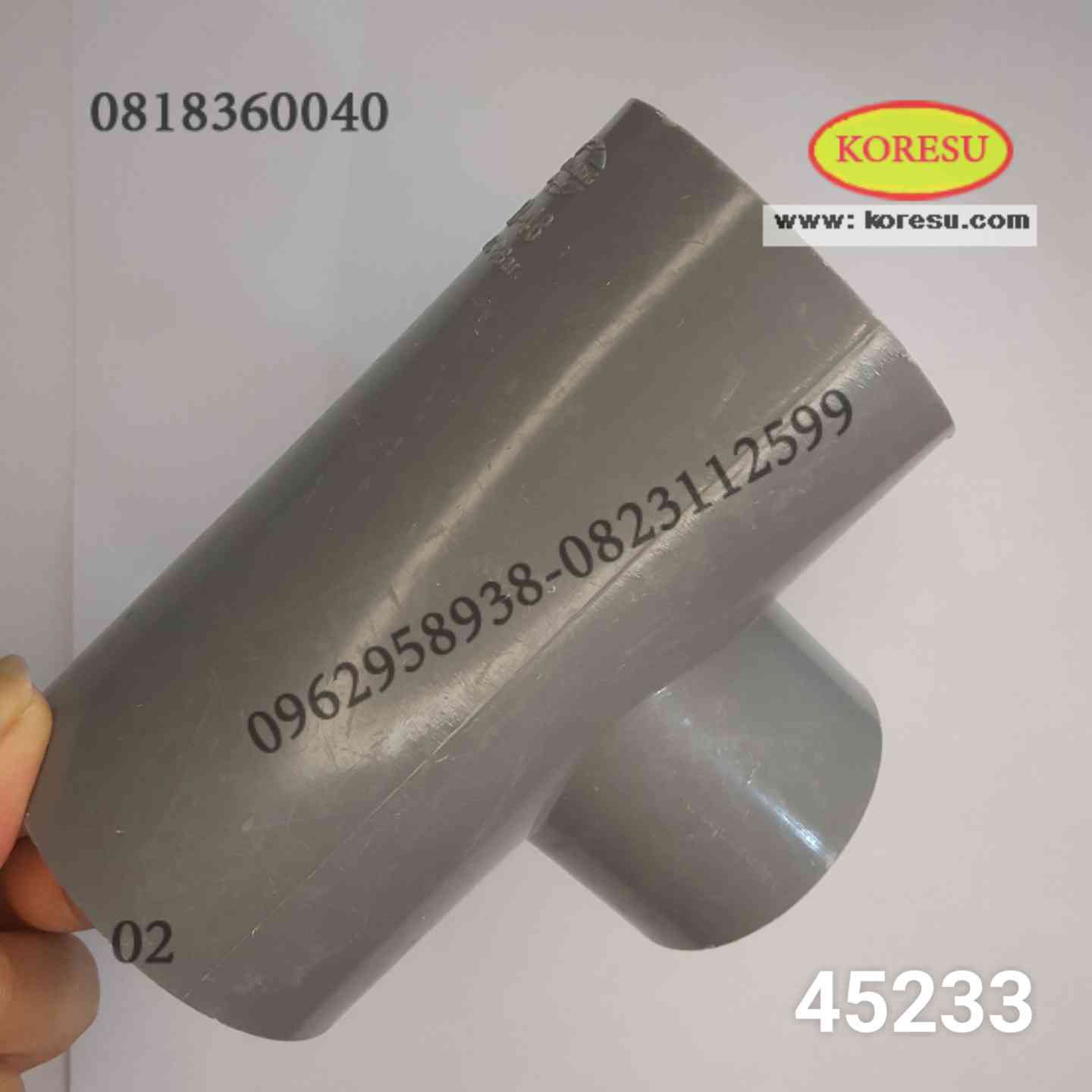 Tê thu chuyển bậc pvc -60- 27 tiền phong CÔNG TY TNHH KORESU