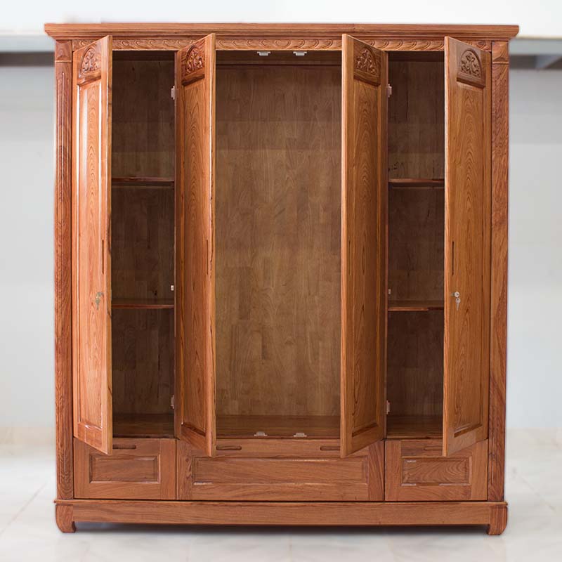 Tủ gỗ hương đá 5 ngăn