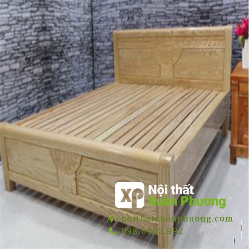 GIƯỜNG NGỦ GỖ SỒI