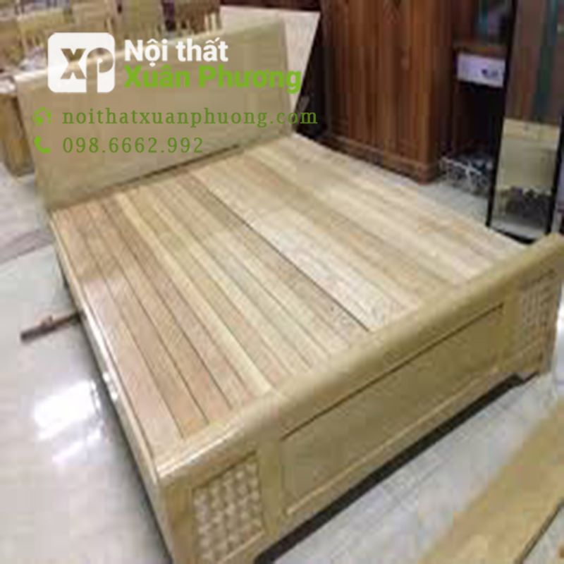 GIƯỜNG NGỦ GỖ SỒI