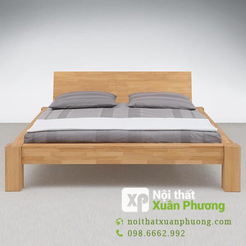 GIƯỜNG NGỦ GỖ SỒI