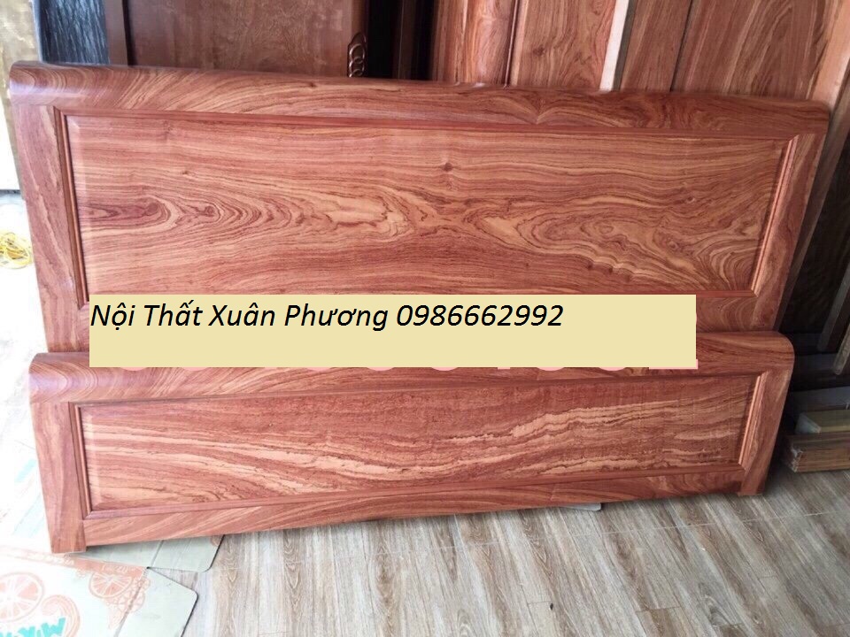 Giường Ngủ Gỗ Hương Đá Mã HĐ03