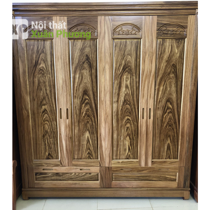 Tủ áo gỗ hương xám