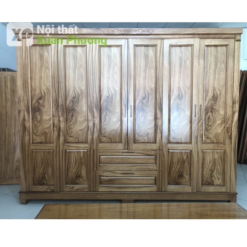 Tủ áo gỗ hương xám