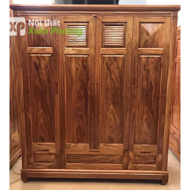 Tủ áo gỗ hương xám