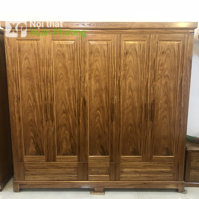 Tủ áo gỗ hương xám
