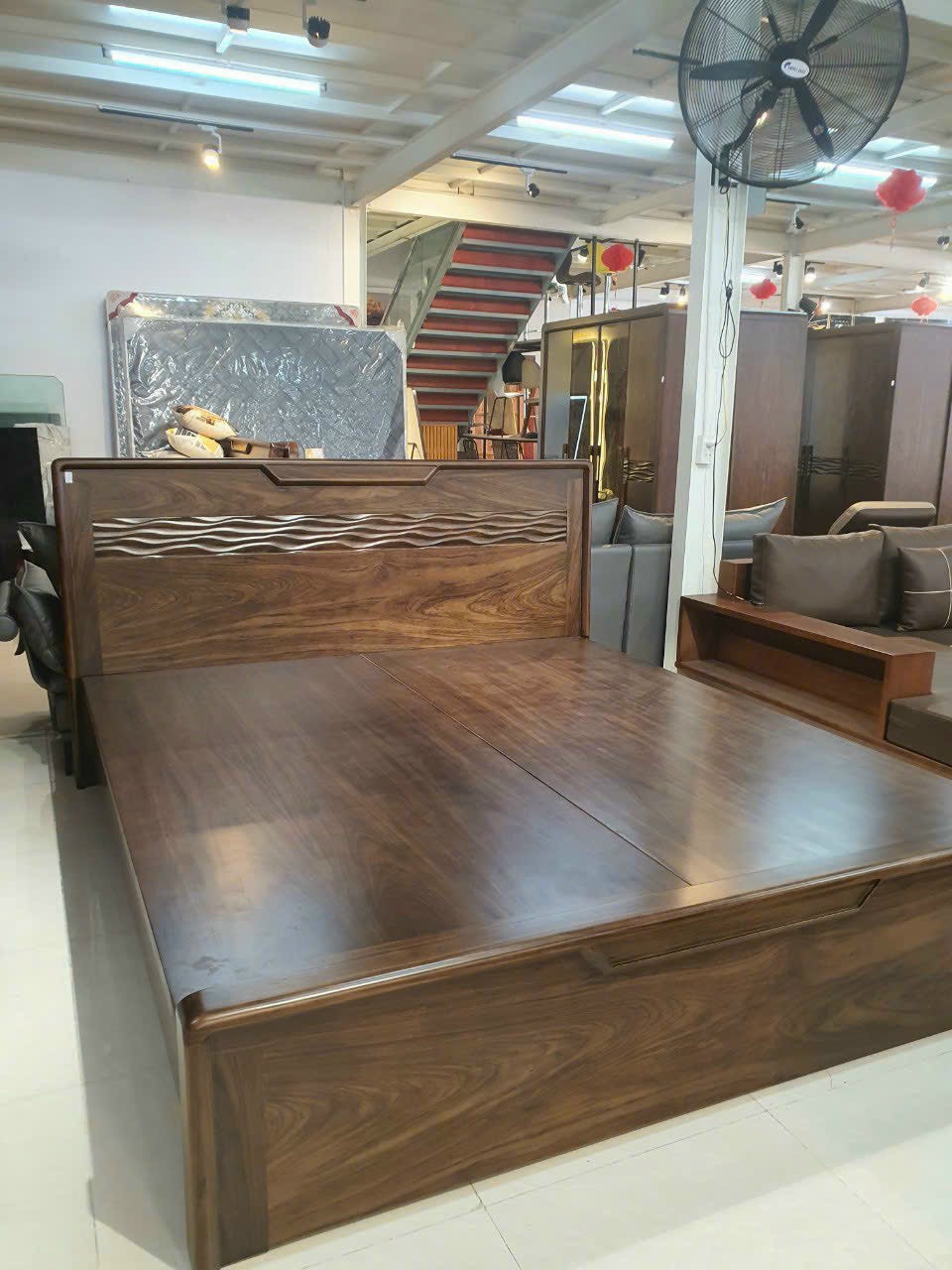 Bộ phòng ngủ gỗ mun