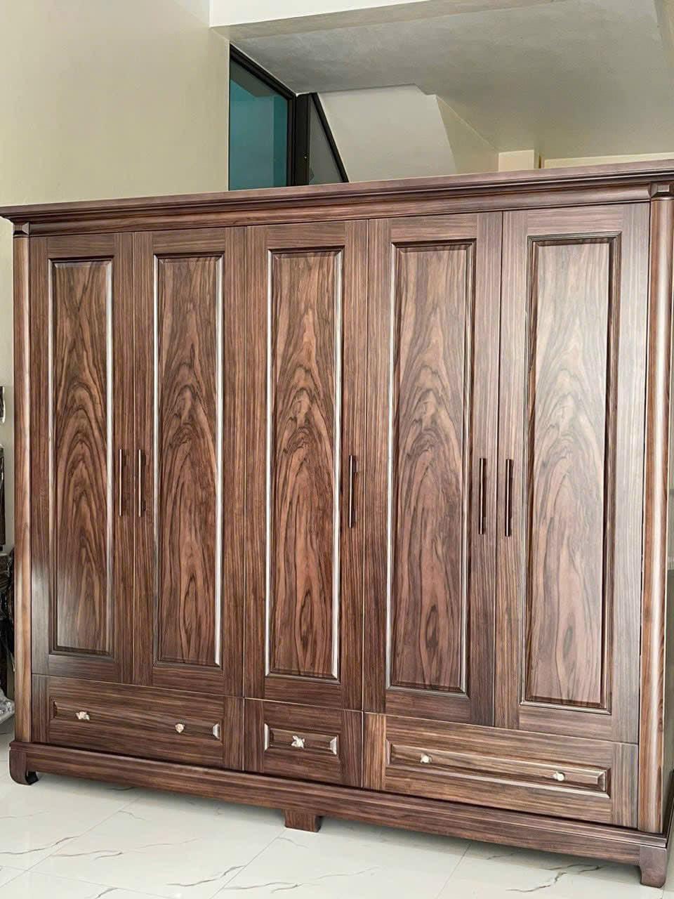 Bộ phòng ngủ gỗ mun