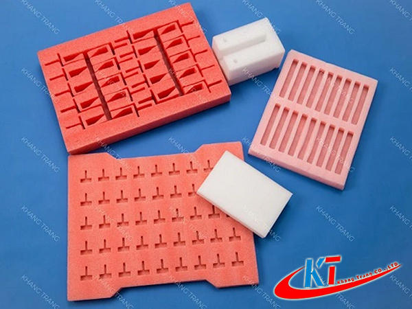 Mẫu xốp PE Foam định hình chống sốc, chống trầy xước