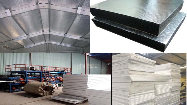Tấm xốp cách nhiệt được ứng dụng rộng rãi trong nhà kho, nhà xưởng bởi chống nóng tốt