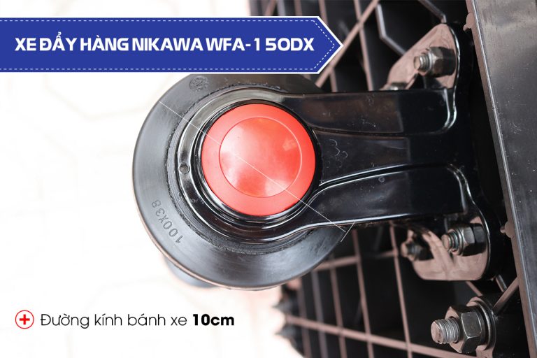Bánh xe đẩy hàng Nikawa WFA-150DX có đường kính 10cm