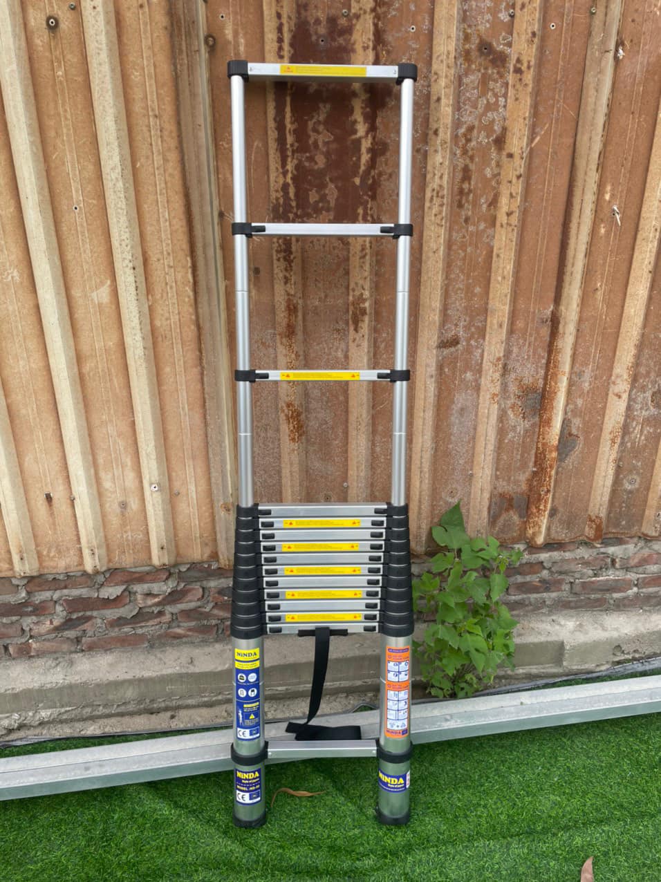 Thang nhôm rút ĐAI ĐEN Ninda ND-5,4m