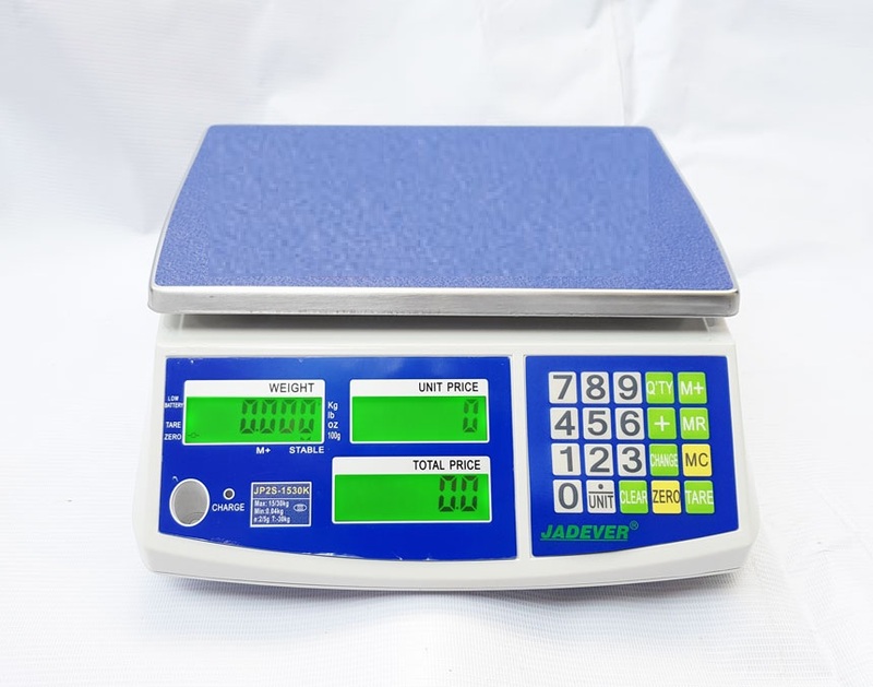 Cân điện tử tính tiền Jadever JP2S-30K 30kg/5g
