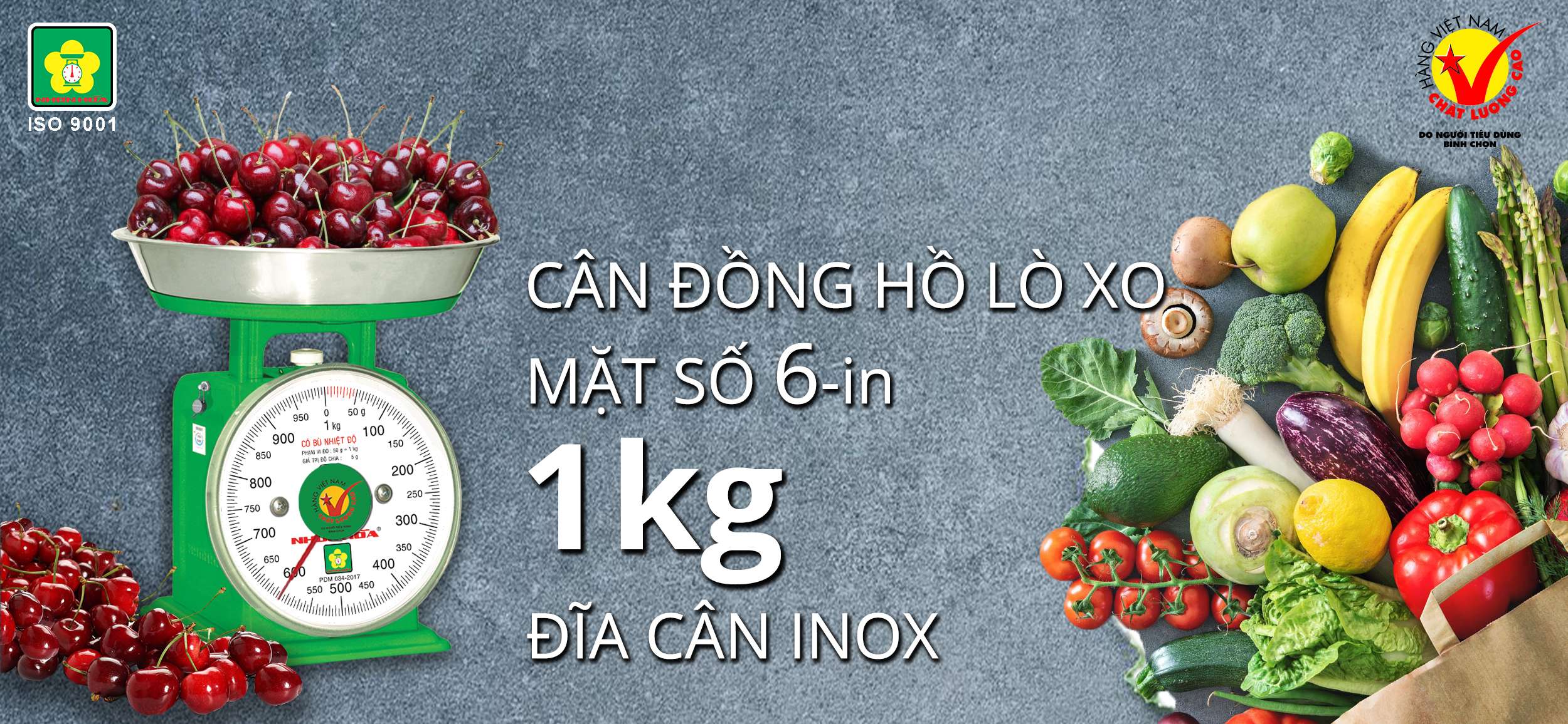 Cân đồng hồ Nhơn hòa 1kg