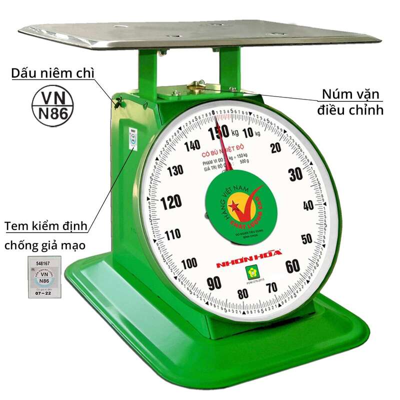 Cân đồng hồ Nhơn hòa 150kg