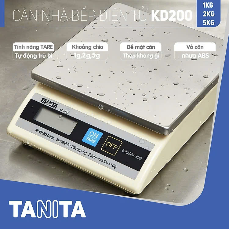 Cân điện tử Tanita KD-200 2kg/2g