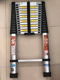 Thang nhôm rút ĐAI ĐEN Ninda ND-4,4m