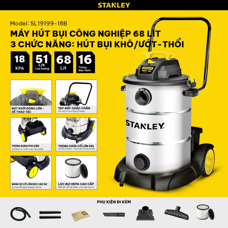 Máy hút bụi Stanley SL19199-18B