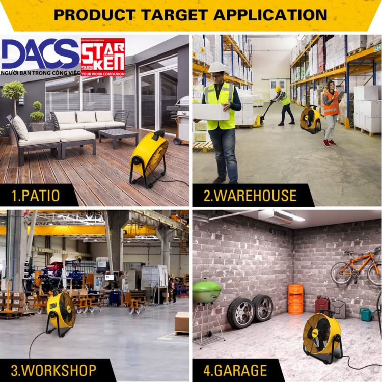 Quạt công nghiệp Dewalt DXF2035