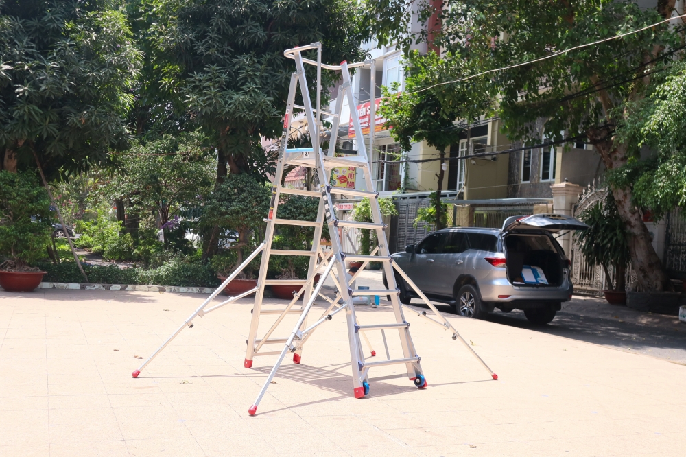 Thang nhôm an toàn Poongsan PSL-18(5+2)