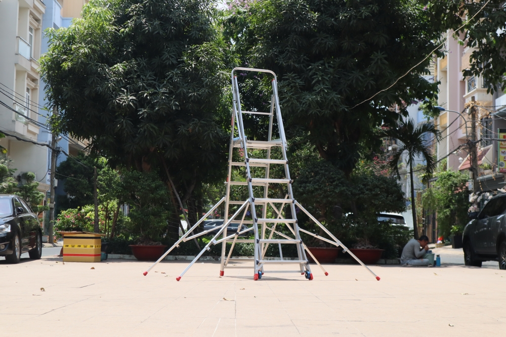 Thang nhôm an toàn Poongsan PSL-18(5+2)