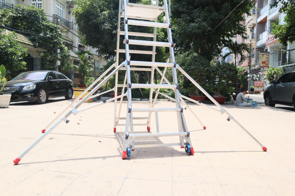Thang nhôm an toàn Poongsan PSL-18(5+2)